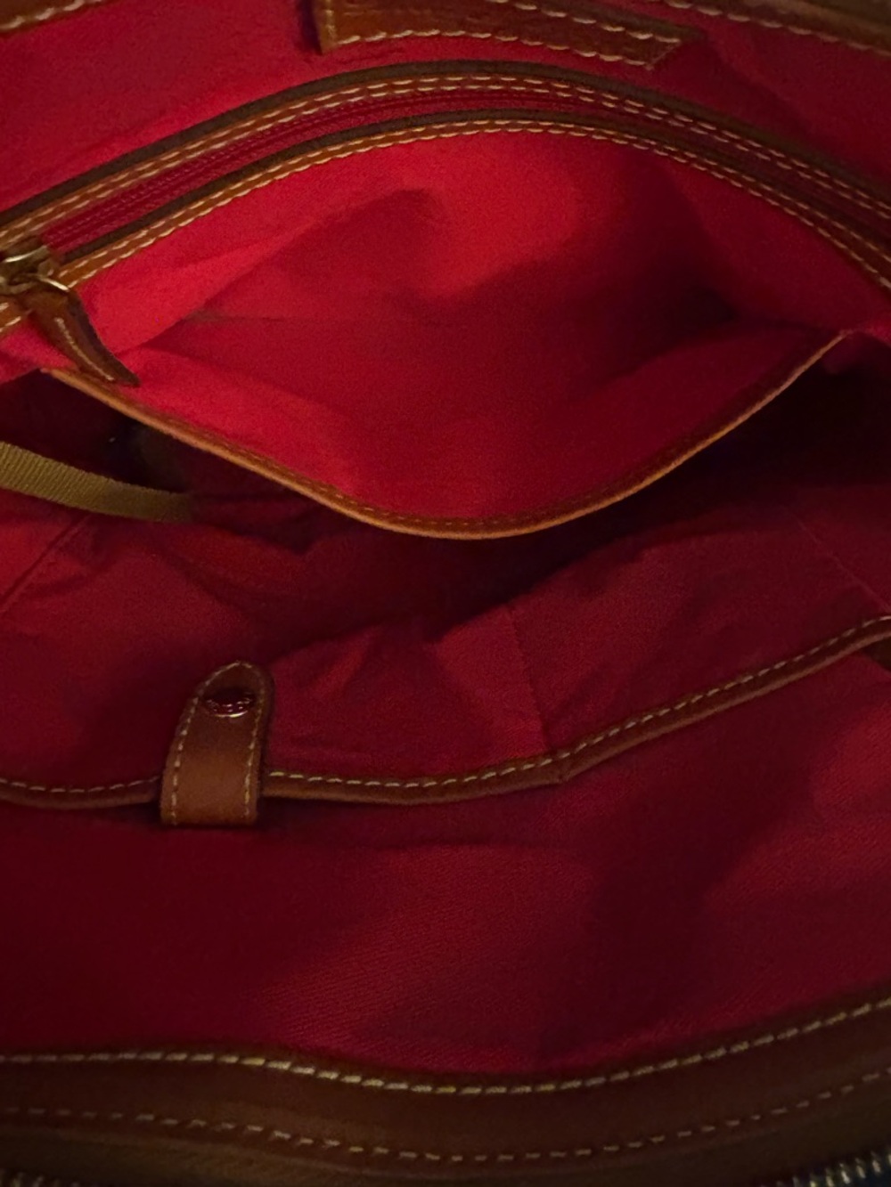 Dooney & Bourke Pebble Grain Domed Satchel in Brown Tmoro - Picture 5 of 9